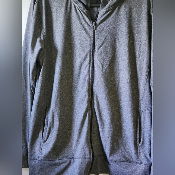 Beverly Hills Polo Club Gray Zip Up Sweater - Picture 7 of 7